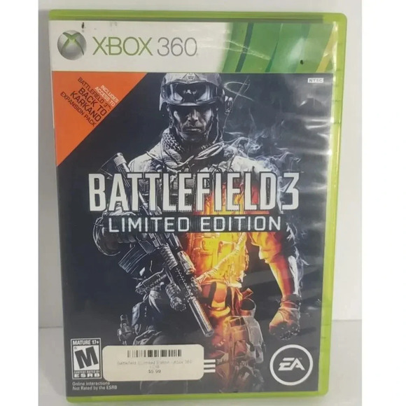 Microsoft Other - BattleFeild 3 Limited Edition XBOX 360 Video Game 2 Disc